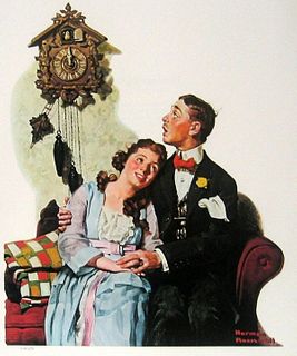 Norman Rockwell - New Years Eve