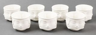 Jonathan Adler "Muse" Porcelain Bowls, Set of 7