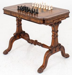 Regency Style Games Table
