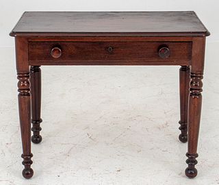 Victorian Stained Wood Work Table