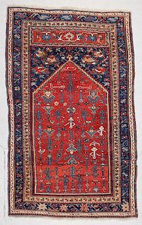 Antique Central Anatolian Prayer Rug: 4'7" x 7'4" (140 x 224 cm)