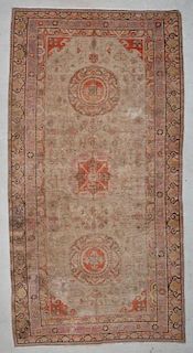 Antique Khotan Rug: 6'3" x 13'1" (191 x 399 cm)
