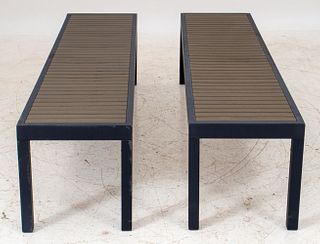 Modernist Outdoor Benches, 2