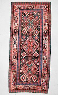 Antique Caucasian Kilim: 5'10" x 13'2" (178 x 401 cm)