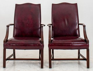 George II Style Tallback Armchairs