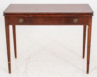 George III Style Folding Dining Table Console