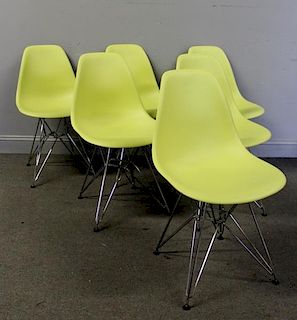 Set of 6 Eames for Herman Miller Dining Chairs.