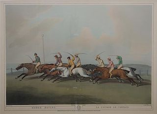 A Collection of Three English Sporting Prints 14 x 18 3/4 inches.