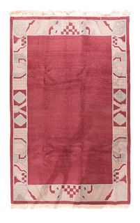 Tibetan Wool Rug, 6'6" x 9'9" ( 1.98 x 2.97 M )