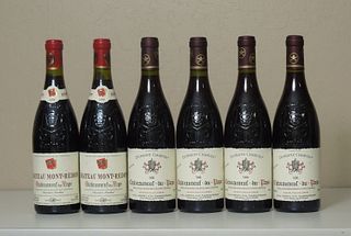 (8) Bottles of 1996 Chateauneuf-du-Pape.