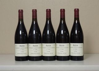 (5) Bottles of 1998 Domaine Dujac Morey Saint-Denis.