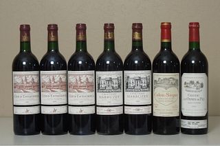 (7) Bottles of Saint-Estephe French Wine.