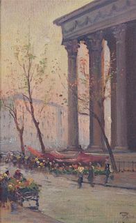 Picot, (French, 20th century), Parisian Street Scene