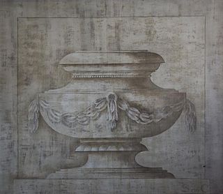 Artist Unknown, (20th century), En Grisaille Painting of an Urn