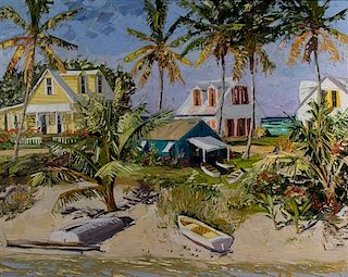 Peter Vey, (American, 1957), Dinghy Beach