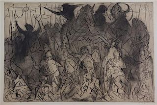Artist Unknown, (20th century), Battle Scene, 1961