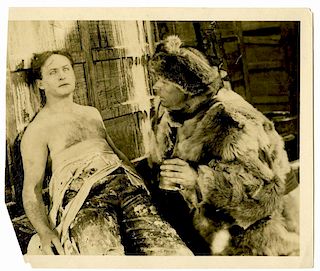 Houdini, Harry. Movie Still of Houdini in The Man from Beyond. Los Angeles, [1922]. Houdini regains