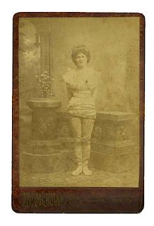 Morrison, Belle. Cabinet Photo of Female Escape Artist and Mind-Reader. York, Penn.: Zimmerman, ca.