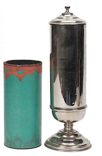 GermainНs Improved Coffee and Wool Trick. London: OrnumНs Magic, ca. 1907. Metal vase (4 _ x 13о) wi