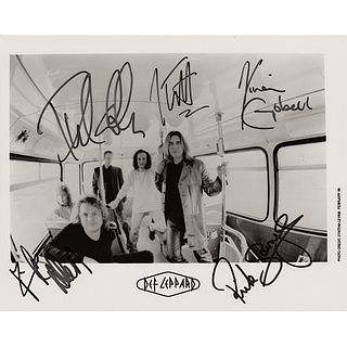 Def Leppard Signed Photograph