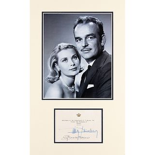 Princess Grace and Prince Rainer Signatures