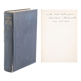 Theodore Roosevelt Signed Book