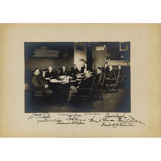 William H. Taft and Cabinet Signed Photograph