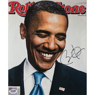 Barack Obama Signed Magazine