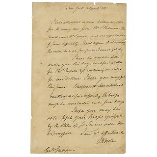 Henry Knox Autograph Letter Signed