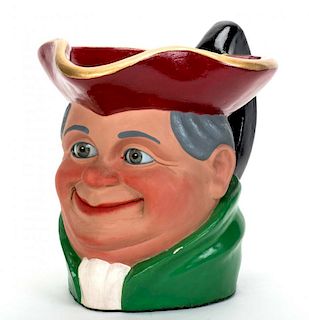 Talking Toby Jug. London: L. Davenport & Co., ca. 1990. Finely made hand-sculpted jug, painted to li