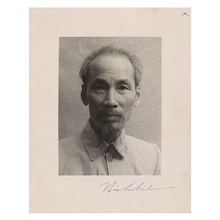 Ho Chi Minh Signed Photograph