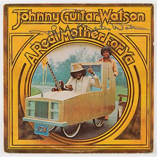 Johnny &#39;Guitar&#39; Watson Signed Album