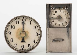 Wonder Clock/X-Ray Clock (Miniatures). London: Demon Magic, ca. 1940s. Two hand-held variations on t