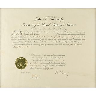 John and Robert Kennedy Document Signed
