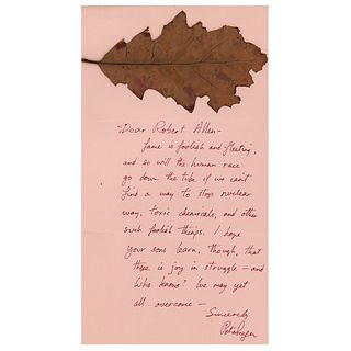 Pete Seeger Autograph Letter Signed