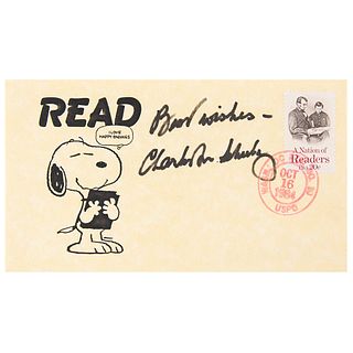Charles Schulz Signed Limited Edition Cover