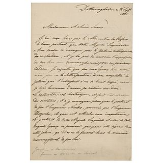 Josephine of Leuchtenberg Autograph Letter Signed