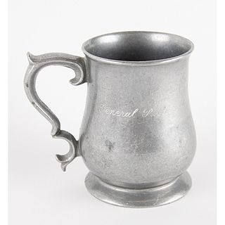 George S. Patton German-Made Pewter Mug Presented as a Gift