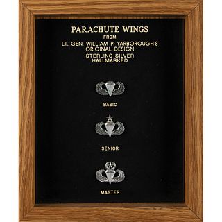 William P. Yarborough Parachute Wings Display