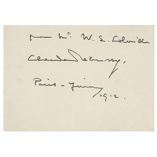 Claude Debussy Signature