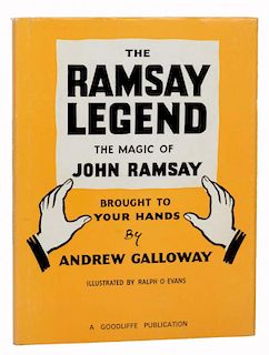 Galloway, Andrew. The Ramsay Legend. Birmingham: Goodliffe, 1969. First Edition. Red cloth, with jac