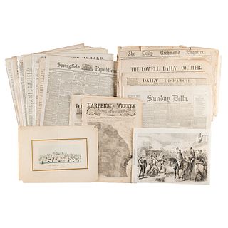 Civil War (35+) Newspapers on Virginia Battles