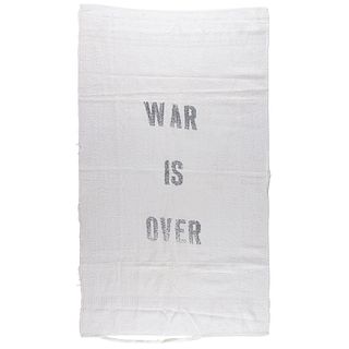John Lennon Personally Owned &#39;War Is Over&#39; Towel
