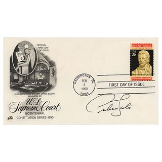 Antonin Scalia Signed First Day Cover