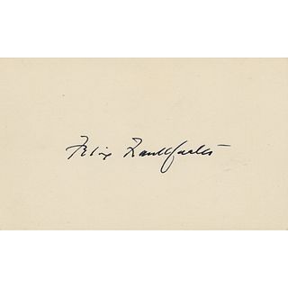 Felix Frankfurter Signature