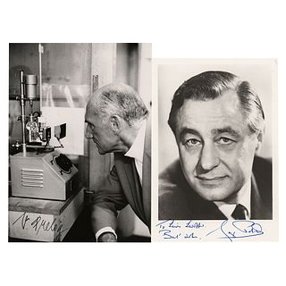 Nobel Prize in Chemistry: Prelog and Porter (2) Signed Photographs