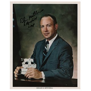 Edgar Mitchell Signed Photograph