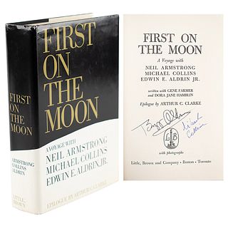 Buzz Aldrin and Michael Collins Signed Book