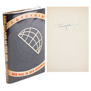 Yuri Gagarin Signed Book