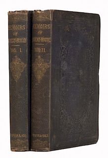 Robert-Houdin, Jean Eug_ne. Memoirs of Robert-Houdin. London: Chapman & Hall, 1859. First English Ed
